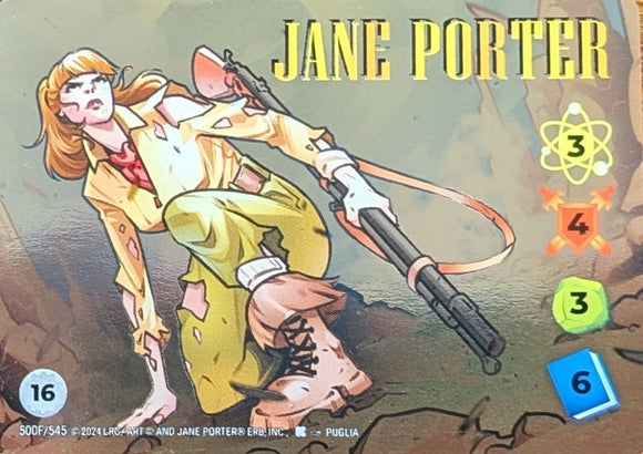 Jane Porter FOIL Alt Art character - 3-4-3-6 (16) - Puglia art - URF #500F