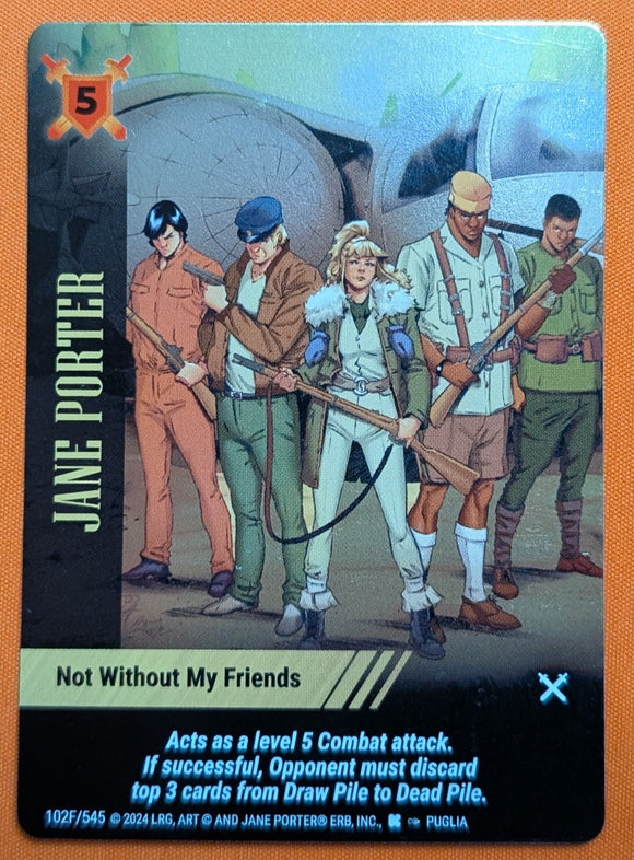 Jane Porter - Not Without My Friends FOIL - WLKS - VR - Puglia art - #102F