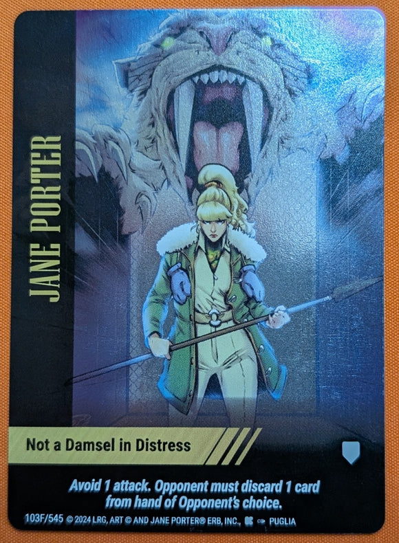 Jane Porter - Not a Damsel in Distress FOIL - WLKS - VR - Puglia art - #103F
