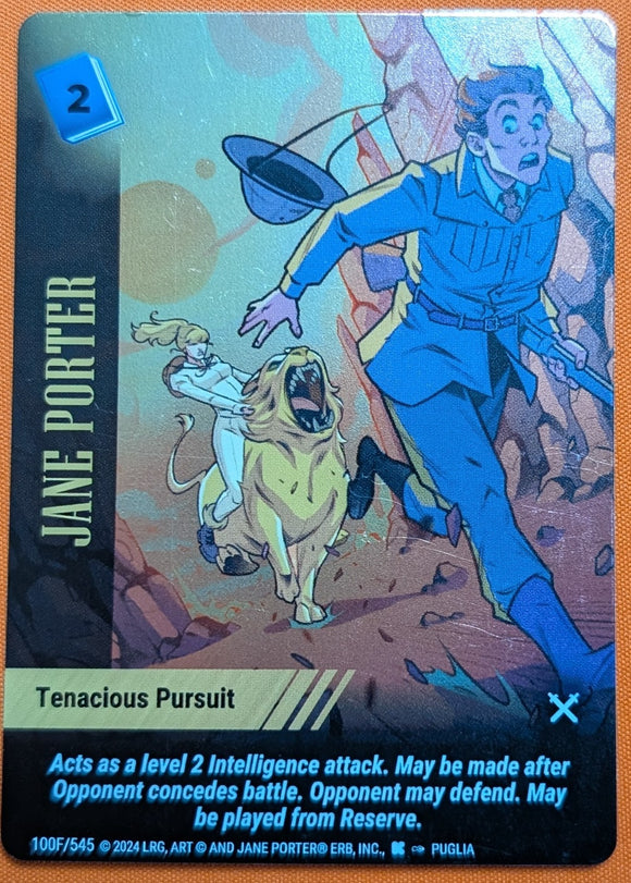 Jane Porter - Tenacious Pursuit FOIL - WLKS - VR - Puglia art - #100F