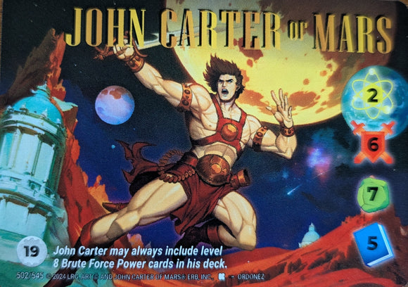 John Carter of Mars Alt Art WLKS character - 2-6-7-5 (19) - R - Ordonez art - #502