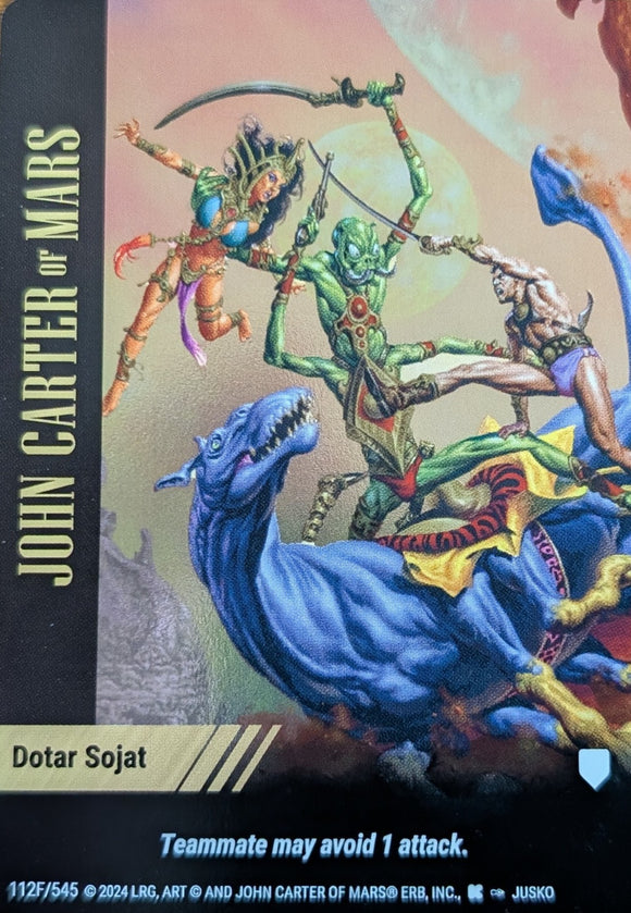 John Carter of Mars -FOIL Dotar Sojat - WLKS - Jusko art - VR #112F