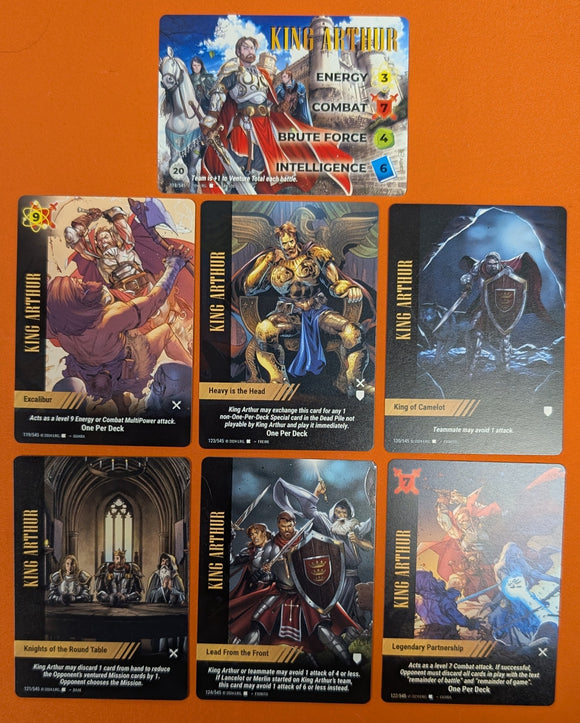 King Arthur Foil Stack - character, 5 specials