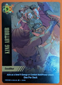 King Arthur - Excalibur FOIL - OPD - VR #119F WLKS - Guara art