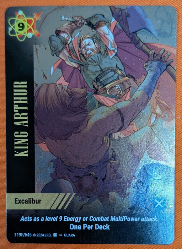 King Arthur - Excalibur FOIL - OPD - VR #119F WLKS - Guara art