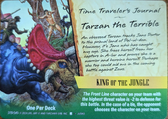 King of the Jungle - Event - Tarzan the Terrible - WLKS - C - Horror Menagerie SD - #370