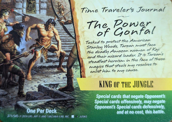 King of the Jungle - Event - The Power of Gonfal - WLKS - C  - Horror Menagerie SD - #371