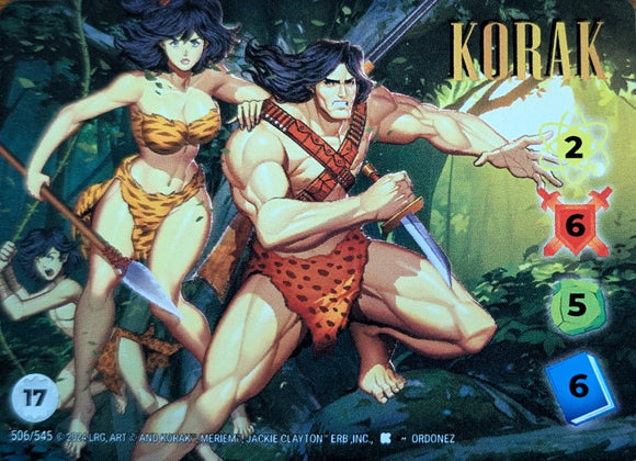 Korak WLKS ALT ART character - 2-6-5-6 (17) - R - Ordonez art - #506