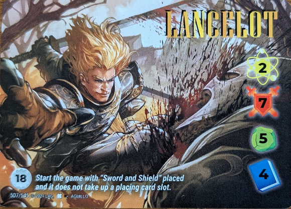 Lancelot Alt Art character WLKS - 2-7-5-4 (18) - UR - Aguillo art - #507