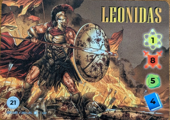 Leonidas WLKS character - 1-8-5-4 (21) -  R - #508 Alt Art - Gay