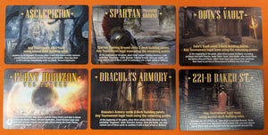 Location Set - 6 World Legends - Asclepieion Spartan Odin's Vault Event Horizon Dracula's 221-B