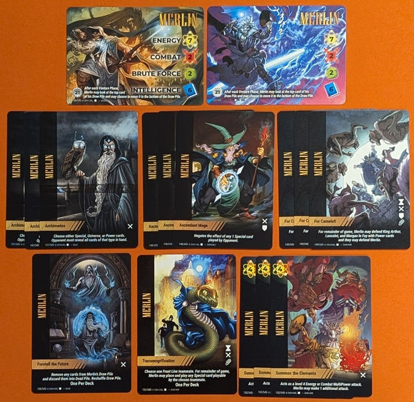 Merlin PLAYER SET - 2 characters (1 alt art), 14 specials