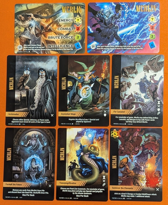 Merlin SET - 2 characters (1 alt art), 6 specials