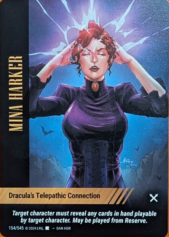 Mina Harker - Dracula's Telepathic Connection - WLKS - C - Dan HDR art - #154