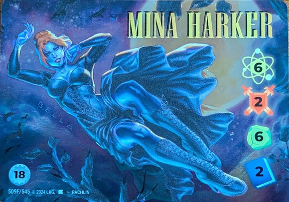 Mina Harker FOIL Alt Art WLKS character - 6-2-6-2 (18) - Rachlin art - VR #509F