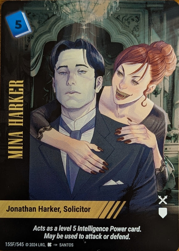 Mina Harker FOIL Jonathan Harker, Solicitor - Santos art - VR #155F