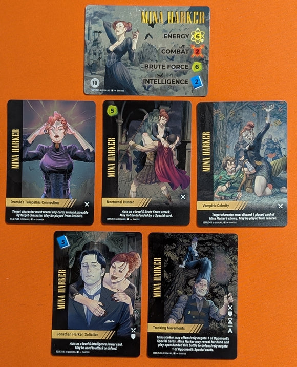 Mina Harker FOIL STACK - 1 character, 5 specials