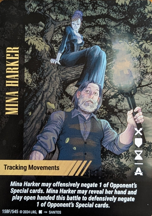 Mina Harker FOIL Tracking Movements - Santos art - VR #158F