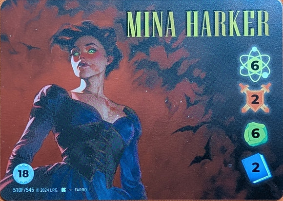 Mina Harker Alt Art FOIL character - 6-2-6-2 (18) - Farro art - UR #510F