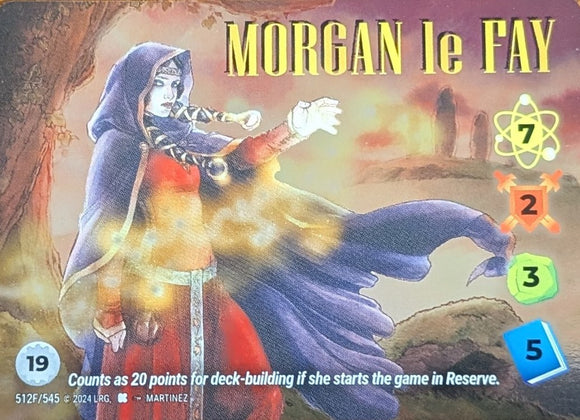 Morgan le Fay FOIL Alt Art character - 7-2-3-5 (19) - Martinez art - VR #512F