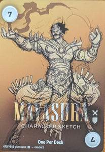 Power 7A FOIL -  Mayasura Character Sketch - WLKS - OPD - Ordonez art - R #475F