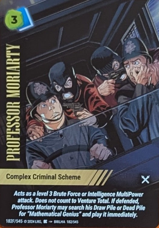 Professor Moriarty - FOIL Complex Criminal Scheme - WLKS - R #182F