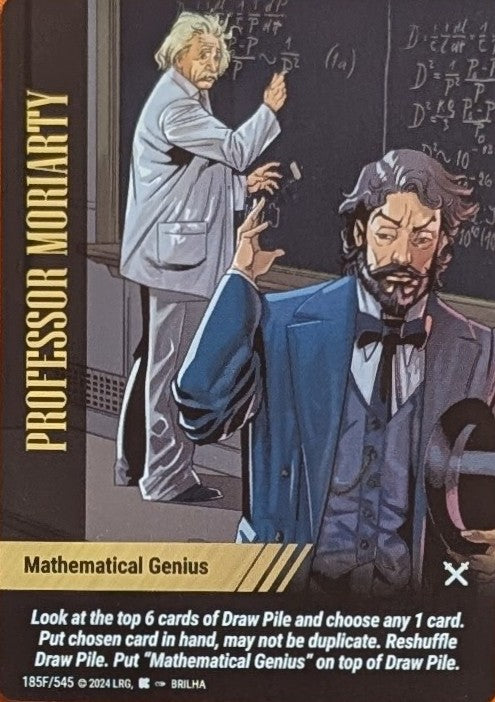 Professor Moriarty - FOIL Mathematical Genius - WLKS - R #185F