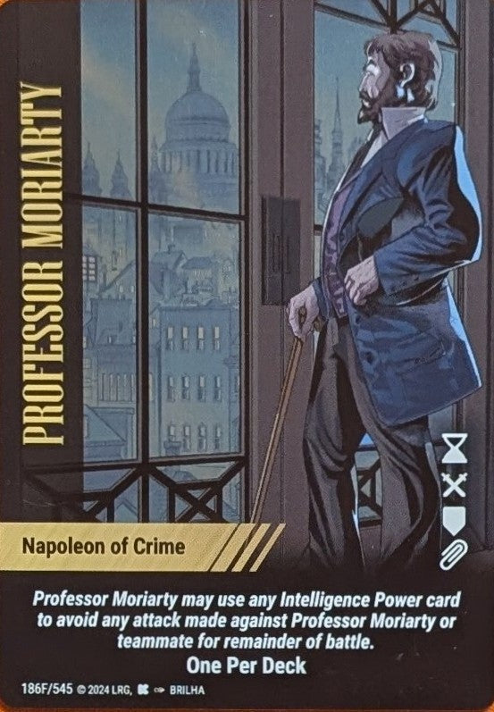 Professor Moriarty - FOIL Napoleon of Crime - WLKS - Brilha art - R #186F