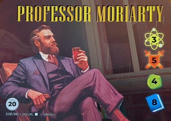 Professor Moriarty FOIL Alt Art character - 3-5-4-8 (20) - Tomaselli art - VR #515F