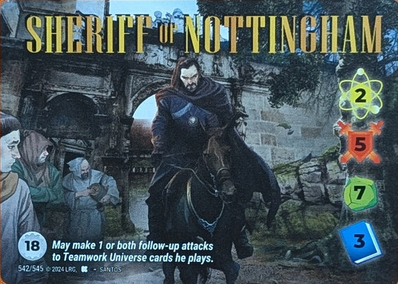 Sheriff of Nottingham character Alt Art #542 - Santos art - Prize Pack