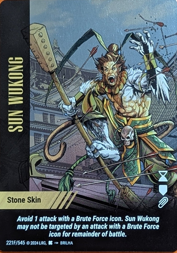Sun Wukong FOIL Stone Skin - Brilha art - R #221F