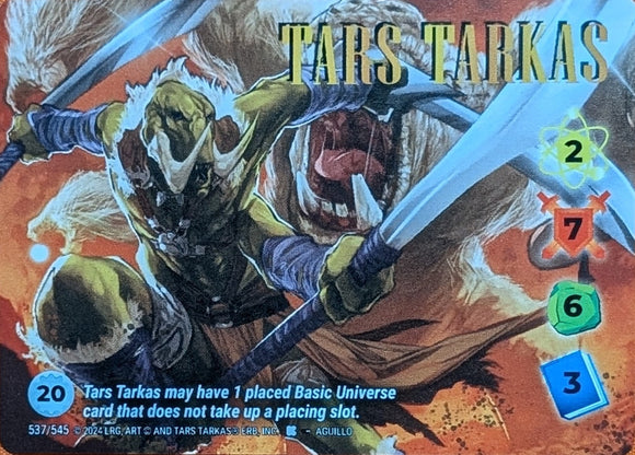 Tars Tarkas character Alt Art #537 - Aguillo art - Prize Pack