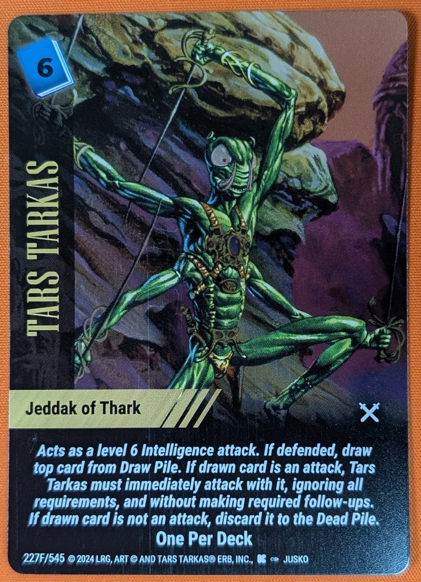 Marvel Overpower Tars Tarkas Jeddak of Thark FOIL - WLKS ERB LRG ...