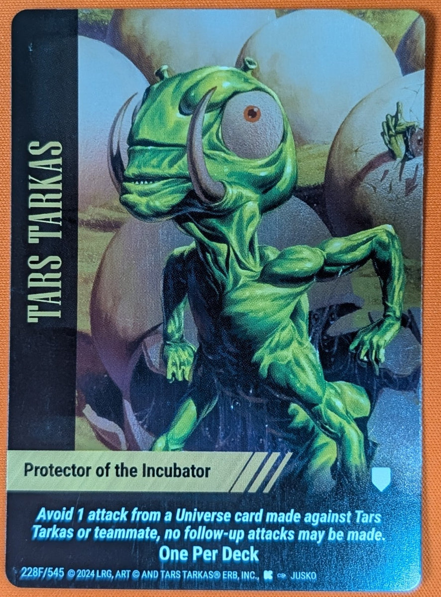 Marvel Overpower Tars Tarkas Protector of the Incubator FOIL WLKS ERB ...