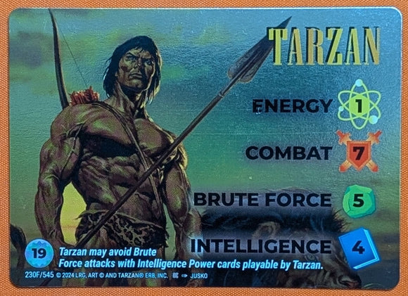 Tarzan FOIL Alt Art character #230F - Jusko art