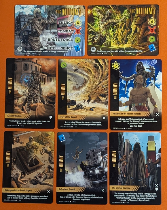 Mummy, The SET - 2 characters (1 alt art), 6 specials