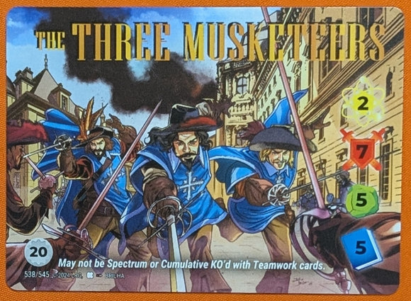 Three Musketeers Prize Pack character - 2-7-5-5 (20) - Brilha art - #538