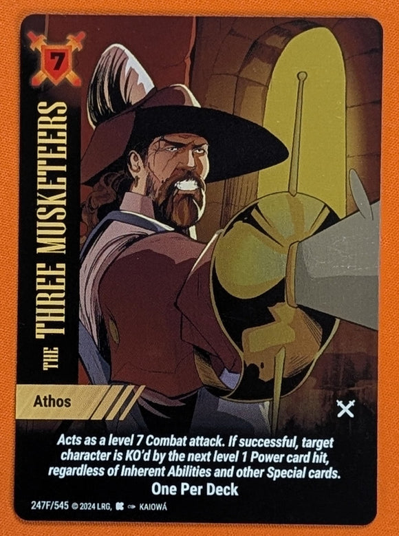 The Three Musketeers FOIL Athos - Kaiowa art - #247F