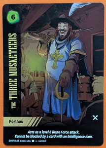 The Three Musketeers FOIL  Porthos - Kaiowa art - #249F