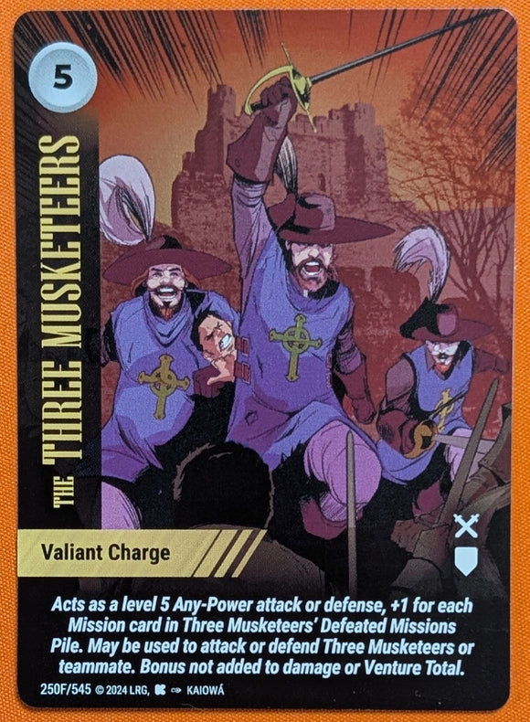 The Three Musketeers FOIL Valiant Charge - Kaiowa art - #250F