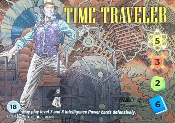 Time Traveler FOIL Alt Art character - 5-3-2-6 (18) - Merino art - VR #527F