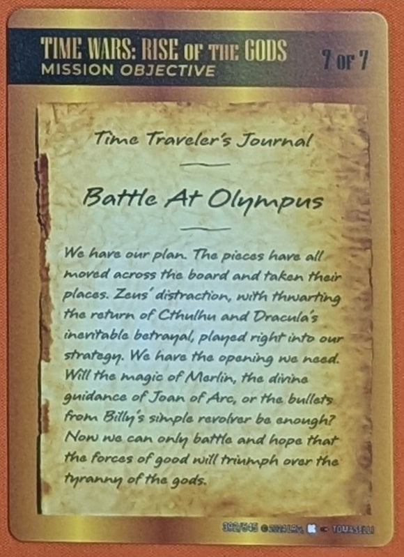 Time Wars: Rise of the Gods - Mission #7 - Battle at Olympus - WLKS - SD #392