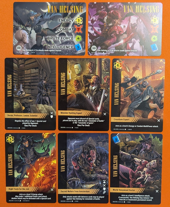 Van Helsing SET - 2 characters (1 alt art) 6 specials