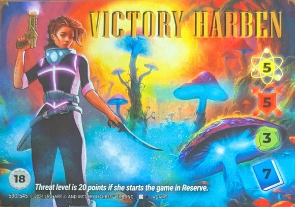 Victory Harben Alt Art character - 5-5-3-7 (18) - Adams art - R #530