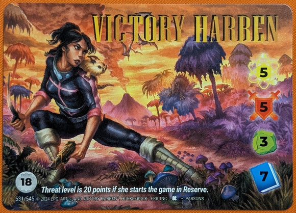 Victory Harben Alt Art character - 5-5-3-7 (18) - Parsons art - R #531