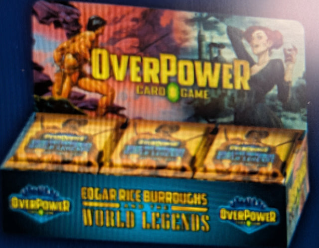 overpower booster box Edgar Rice Burroughs and the World Legends Pack Shop The Docks ICv2: LRG Games Updates Deets