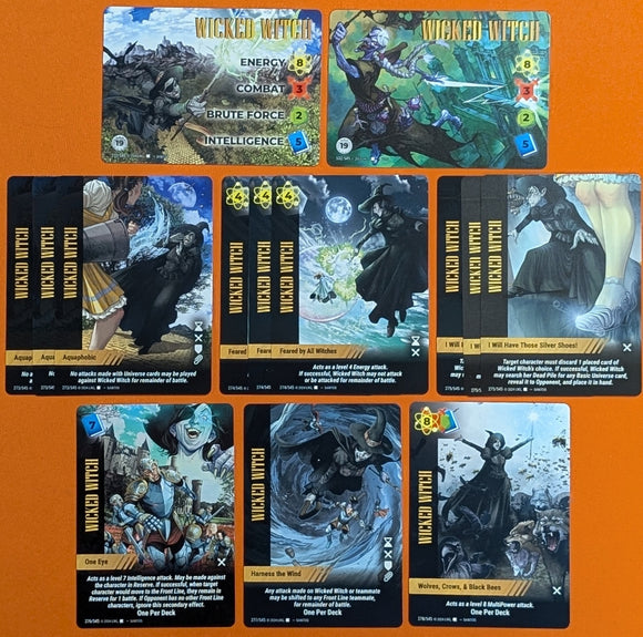 Wicked Witch PLAYER SET 2 characters (1 alt art) 12 specials