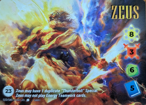 Zeus Alt Art WLKS character - 8-3-6-5 (23) - R - Farro art - #533