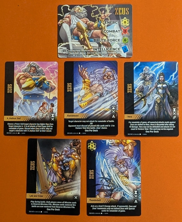 Zeus SET - character, 5 specials