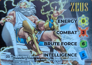 Zeus character - World Legends - non-foil promo